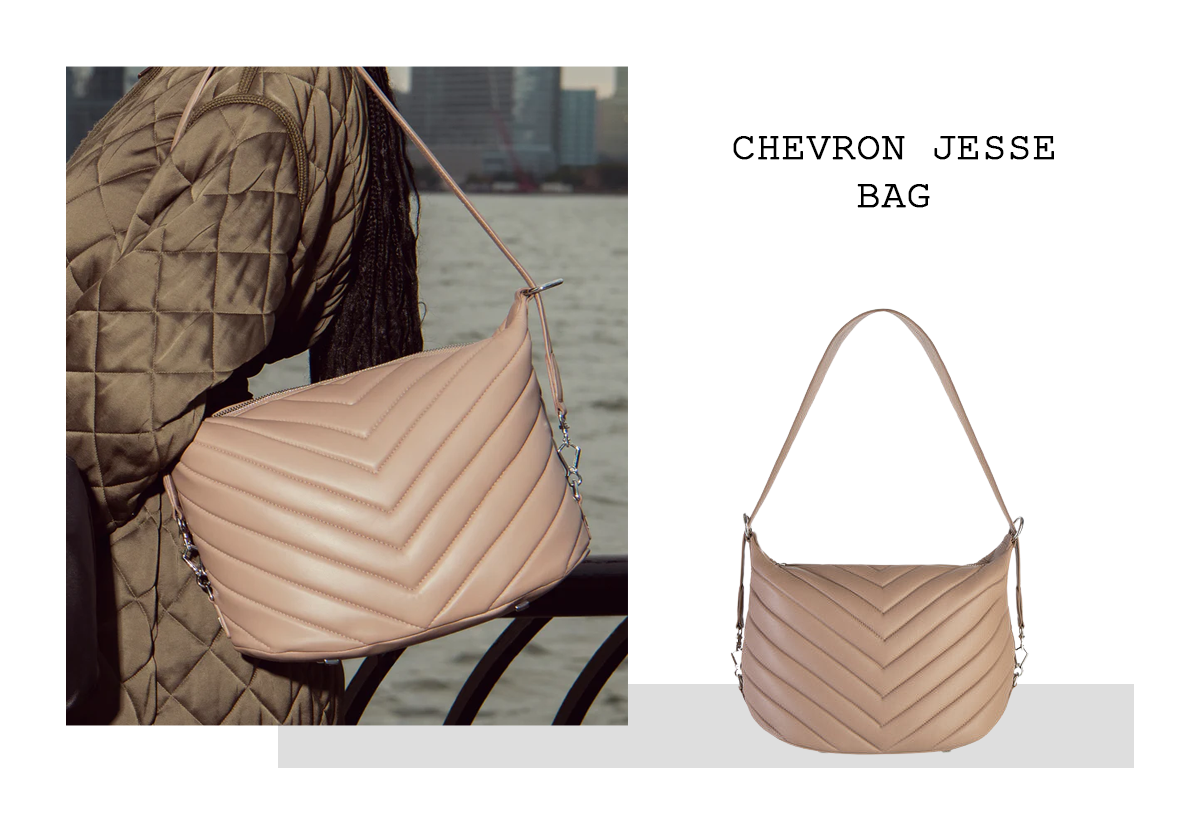 Chevron Jesse Bag - Final Sale