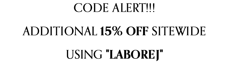 ADDITIONAL 15% OFF SITEWIDE