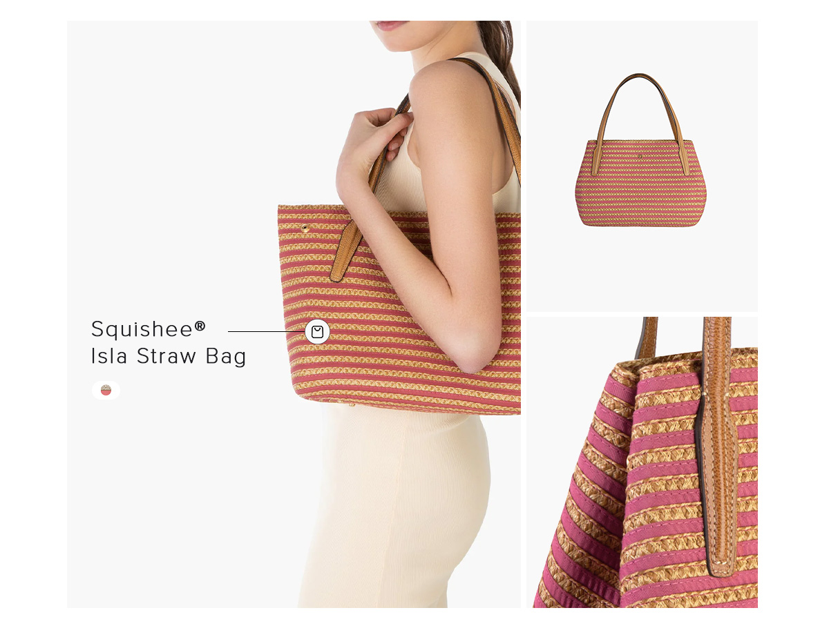 Squishee® Isla Straw Bag 