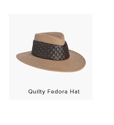 Quilty Fedora Hat