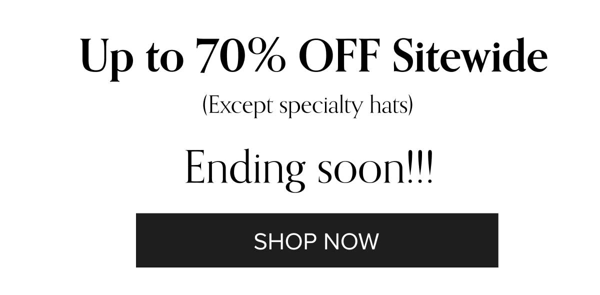 UPTO 70% OFF SITEWIDE